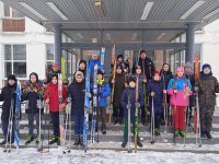 Лыжный поход к памятнику И.М. Королёва.